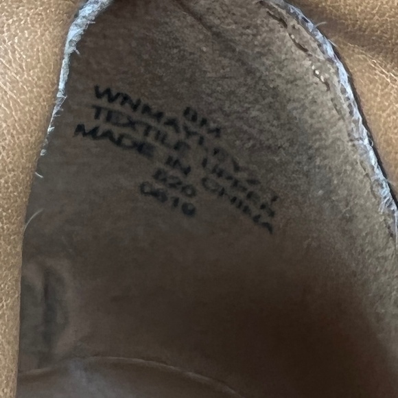 Nine West Taupe Suede Mayley Block Heel Ankle Booties Size 8 Women's - Picture 4 of 9